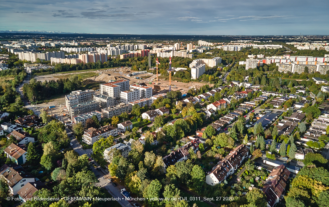 27.09.2020 - Baustelle Alexisquartier in Neuperlach